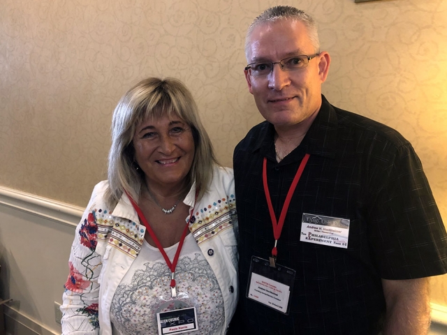 Paola Harris and Andrew Hochheimer, Paola is best known for her work on Extraordinary: The Stan Romanek Story (2013), and ETs Among Us: UFO Witnesses and Whistleblowers (2016) among others and her books.