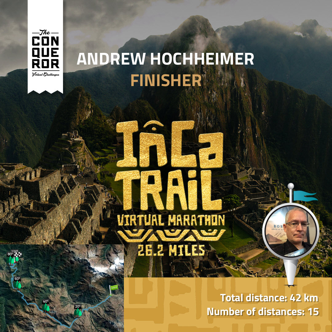 Inca Trail 42km Virtual Trail Finisher