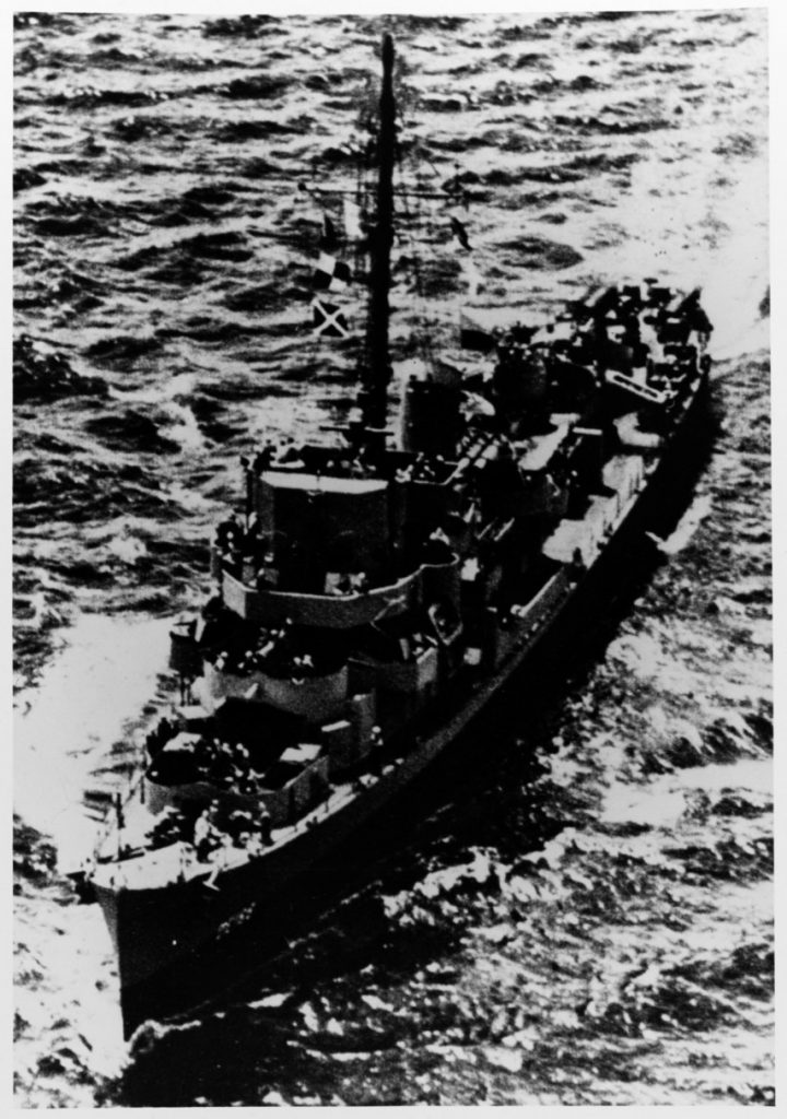 DE-168 USS Amick Photographed circa 1943 - NH 79824