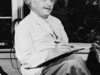 At Princeton University, Princeton, New Jersey, where he was engaged in research for the U.S. Navy, 1 September 1943