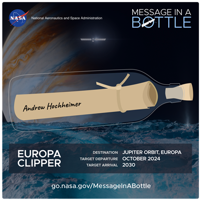 My Name Is On The Europa Clipper