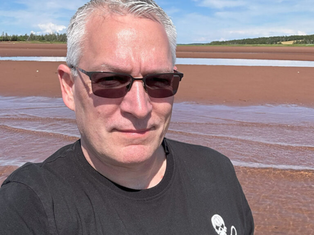 Low Tide, Point Prim PEI (2023-08-02) I am a Sea Shepherd Direct Action Crew Member