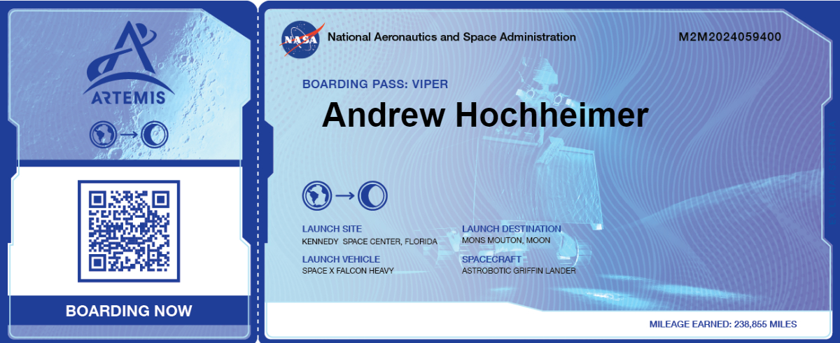 2024 Moon Andrew Hochheimer Boarding Pass