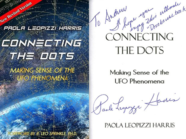 Paola_Harris Sent me a Signed Copy of her book &quot;Connecting The Dots&quot;