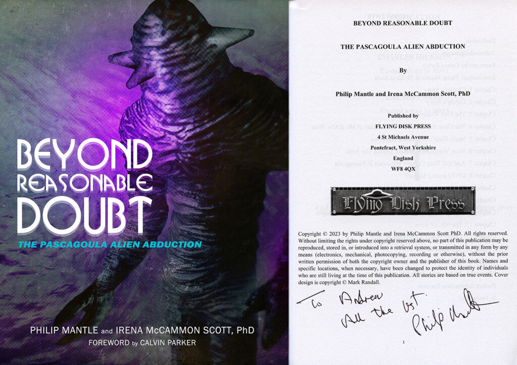 Beyond Reasonable Doubt Signed By Philip Mantel, I helped with the research for this book