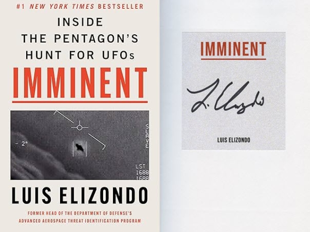 Luis Elizondo s Book &quot;IMMINENT&quot; singed