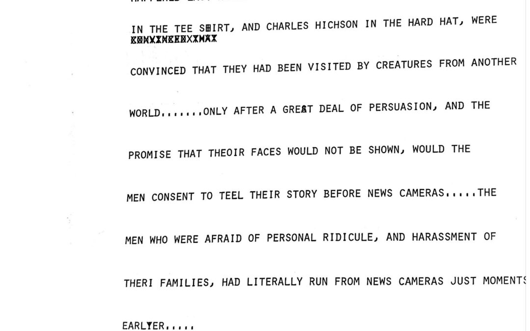 1973-10-11-Pascagoula Close Encounter Original Press Release Via Mr Van Payn
